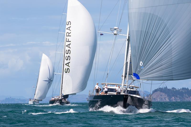 Mastercard Superyacht Regatta - Day 1, February 24, 2021 photo copyright Jeff Brown taken at Royal New Zealand Yacht Squadron and featuring the Superyacht class