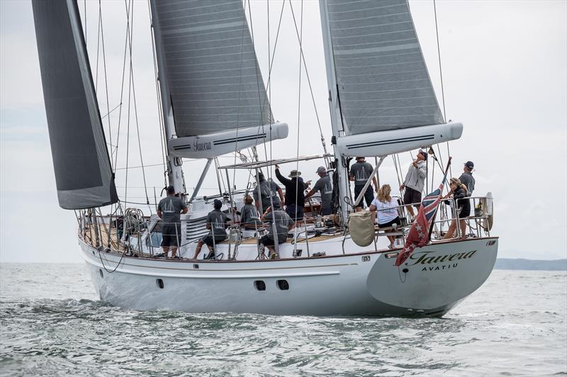 Tawera - Mastercard Superyacht Regatta - Day 2, February 24, 2021 photo copyright Jeff Brown taken at Royal New Zealand Yacht Squadron and featuring the Superyacht class