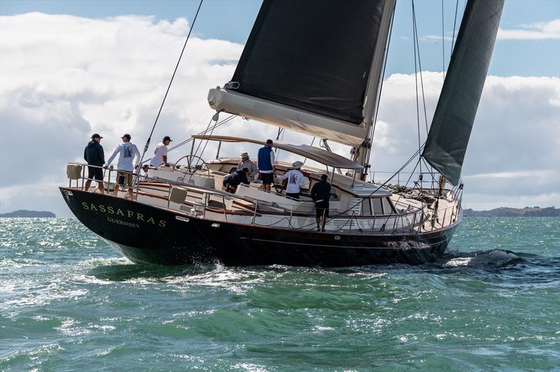 Day 4 - Mastercard Superyacht Regatta - February 27, 2021 - Royal New Zealand Yacht Squadron photo copyright Jeff Brown taken at Royal New Zealand Yacht Squadron and featuring the Superyacht class