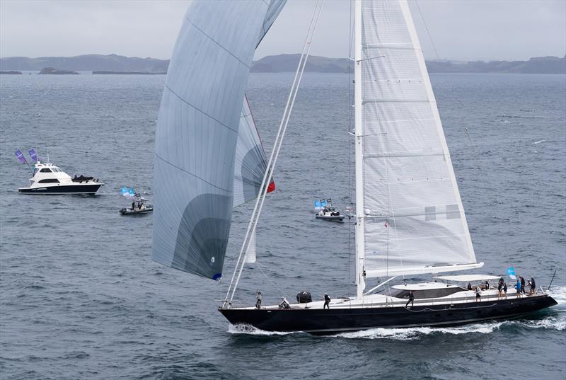 Day 2 Millennium Cup - Bay of Islands - March 2021 photo copyright Jeff Brown taken at Bay of Islands Yacht Club and featuring the Superyacht class