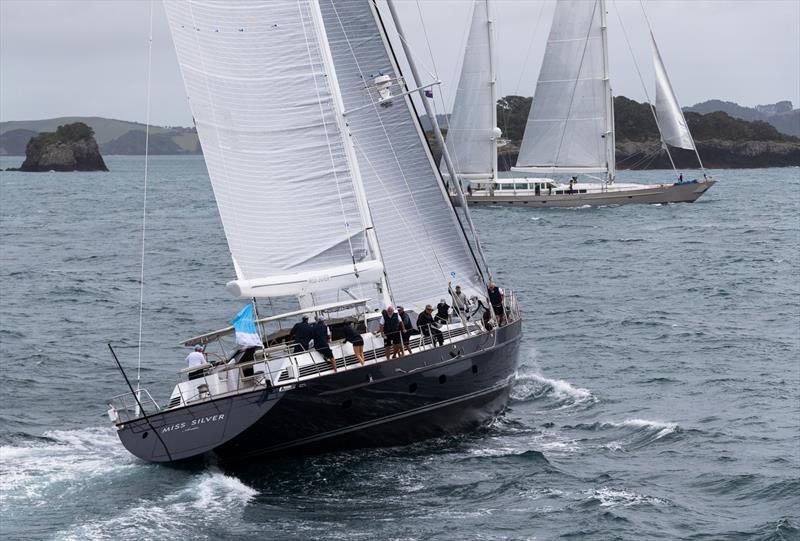 Day 2 Millennium Cup - Bay of Islands - March 2021 photo copyright Jeff Brown taken at Bay of Islands Yacht Club and featuring the Superyacht class