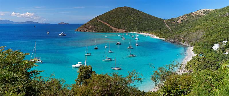 A gorgeous anchorage in the BVI's, what an amazing location for a morning swim and a day in the sun - photo © West Nautical