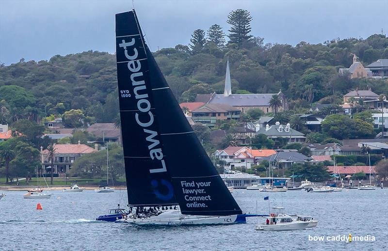 LawConnect crosses the finish line. - photo © Crosbie Lorimer – Bow Caddy Media
