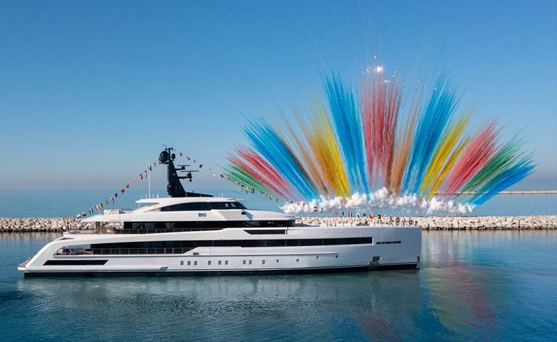 CRN launches M/Y RIO superyacht photo copyright CRN Yachts taken at  and featuring the Superyacht class