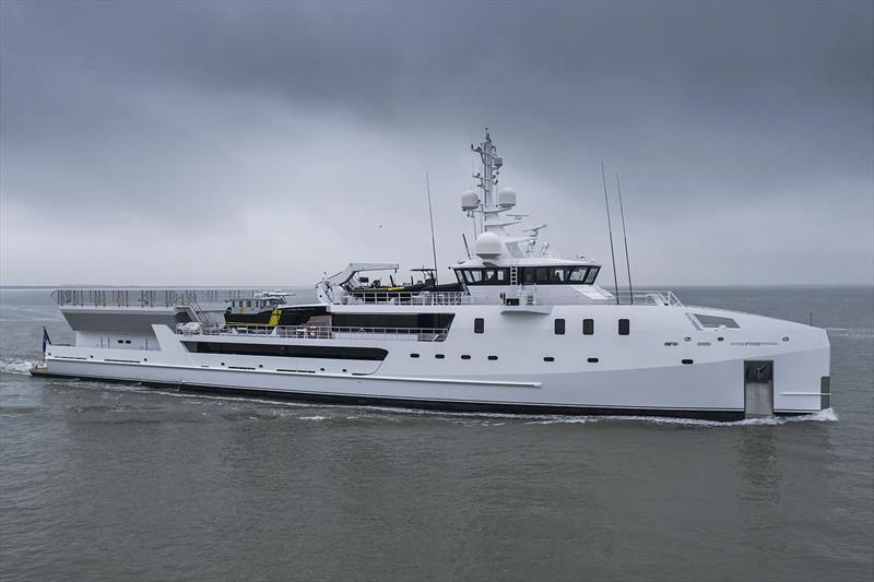 Game Changer, as she was known photo copyright Damen Yachting taken at  and featuring the Superyacht class