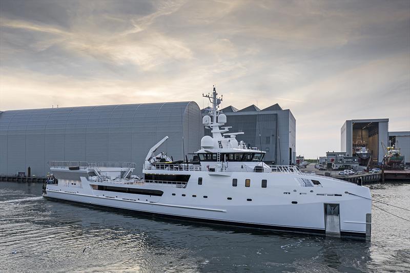 Ruggedness, yet a purposeful beauty signals an expedition vessel photo copyright Damen Yachting taken at  and featuring the Superyacht class