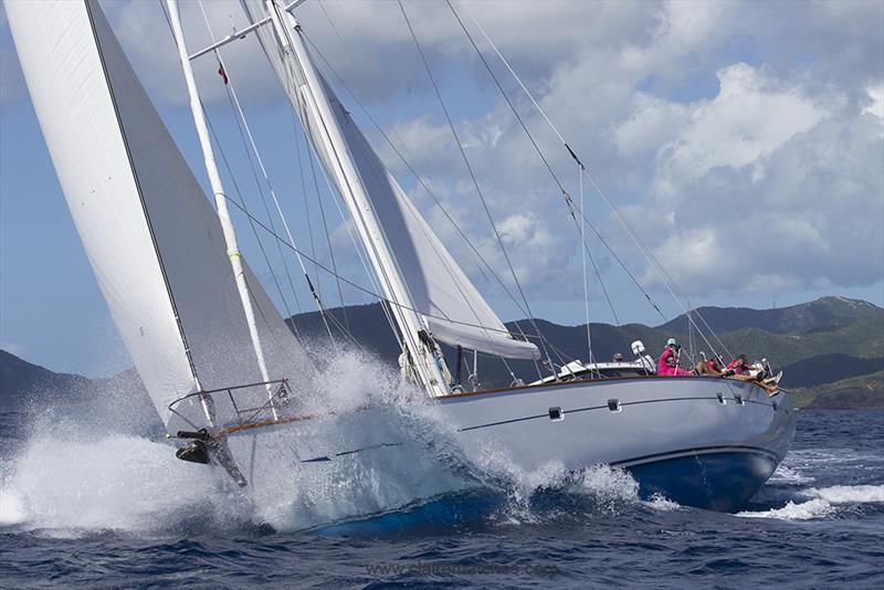 Round Antigua Race at the 11th Superyacht Challenge Antigua photo copyright Claire Matches / www.clairematches.com taken at  and featuring the Superyacht class