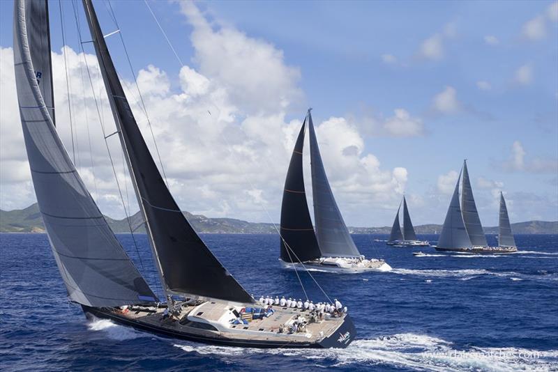 Round Antigua Race at the 11th Superyacht Challenge Antigua - photo © Claire Matches / www.clairematches.com