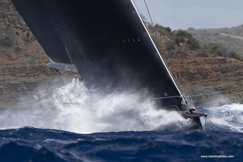 Nilaya on day one of the 11th Superyacht Challenge Antigua photo copyright Claire Matches / www.clairematches.com taken at  and featuring the Superyacht class