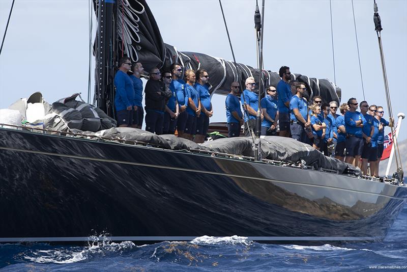 Remembrance Procession in Antigua after Sam Richmond passes away photo copyright Claire Matches / www.clairematches.com taken at  and featuring the Superyacht class