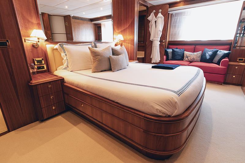 Master Stateroom - Lady Amanda - photo © West Nautical