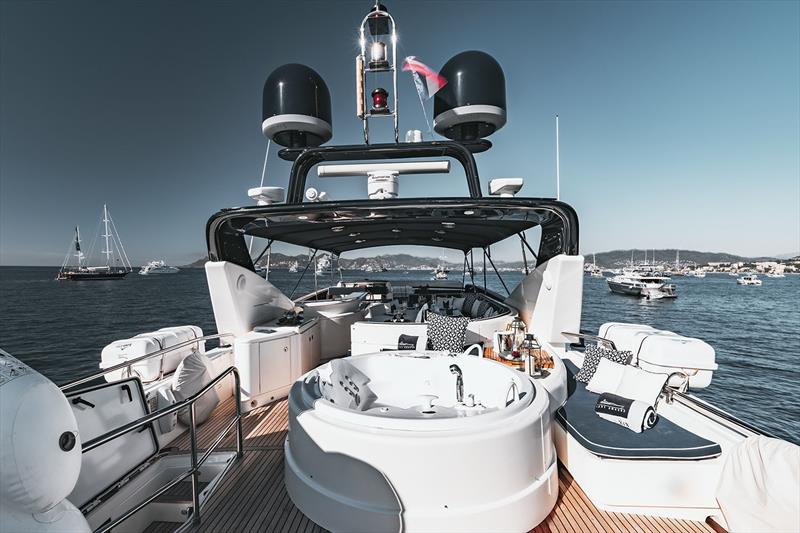 Flybridge Deck of Lady Amanda - photo © West Nautical