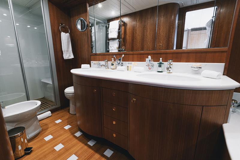 En suite on Lady Amanda - photo © West Nautical