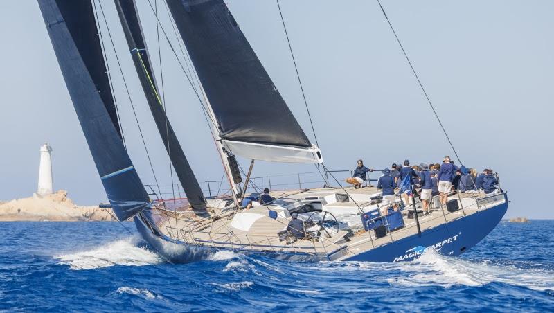 Magic Carpet Cubed, overall winner of the Giorgio Armani Superyacht Regatta 2022 photo copyright YCCS / Studio Borlenghi taken at Yacht Club Costa Smeralda and featuring the Superyacht class