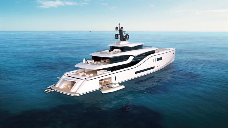 77m superyacht project Lycka - photo © Denison Yachting