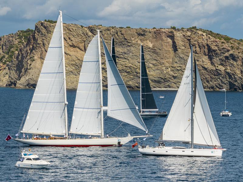 2022 Ibiza JoySail Day 2 photo copyright Sailing Energy taken at Club Náutico de Ibiza and featuring the Superyacht class