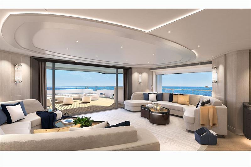 Hamptons - Akira Lounge - photo © Heesen Yachts