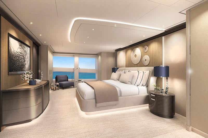 Hamptons - Akira Bedroom photo copyright Heesen Yachts taken at  and featuring the Superyacht class