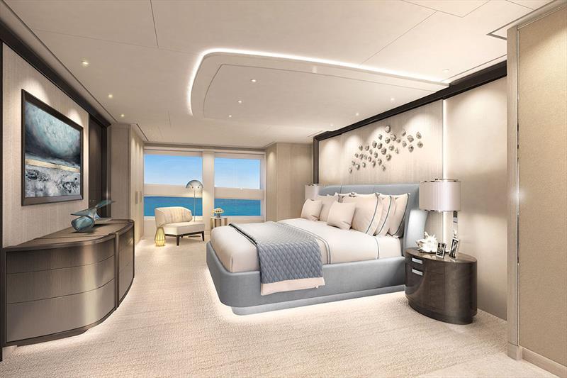 Riviera - Akira Bedroom photo copyright Heesen Yachts taken at  and featuring the Superyacht class