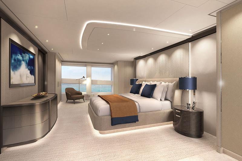 Downtown -Akira Bedroom - photo © Heesen Yachts