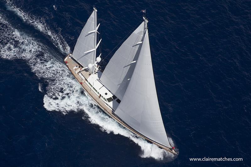 Superyacht Challenge Antigua - 148ft Dubois ketch Catalina - photo © Claire Matches