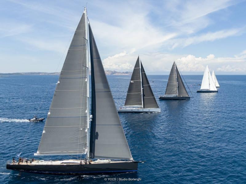 Southern Wind start, Giorgio Armani Superyacht Regatta 2023 photo copyright YCCS / Studio Borlenghi taken at Yacht Club Costa Smeralda and featuring the Superyacht class