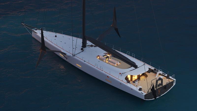 Baltic 111 Custom foil-assisted superyacht 'Raven' - photo © Baltic Yachts