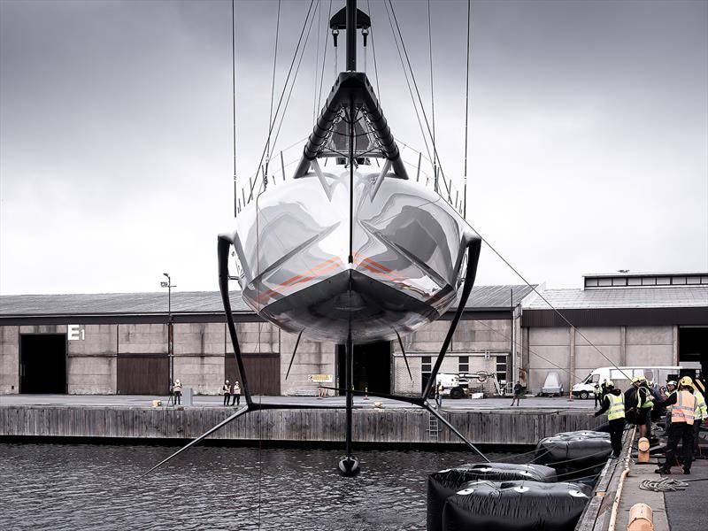 Baltic 111 Custom foil-assisted superyacht 'Raven' - an array of appendages including twin rudders, side arms, foils and fixed keel on show prior to launch photo copyright Tom van Oossanen taken at  and featuring the Superyacht class