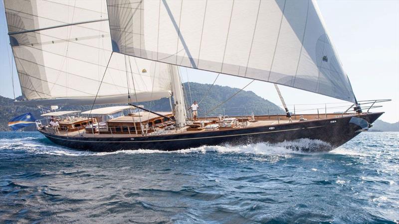 The 108ft (33m) Hoek designed sloop Namuun - Superyacht Challenge Antigua photo copyright Rick Tomlinson taken at  and featuring the Superyacht class