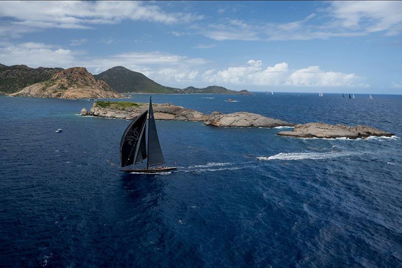 Hanuman (JK6): Second in ‘Les Elegantes' class - St. Barths Bucket 2024 photo copyright Cory Silken taken at  and featuring the Superyacht class