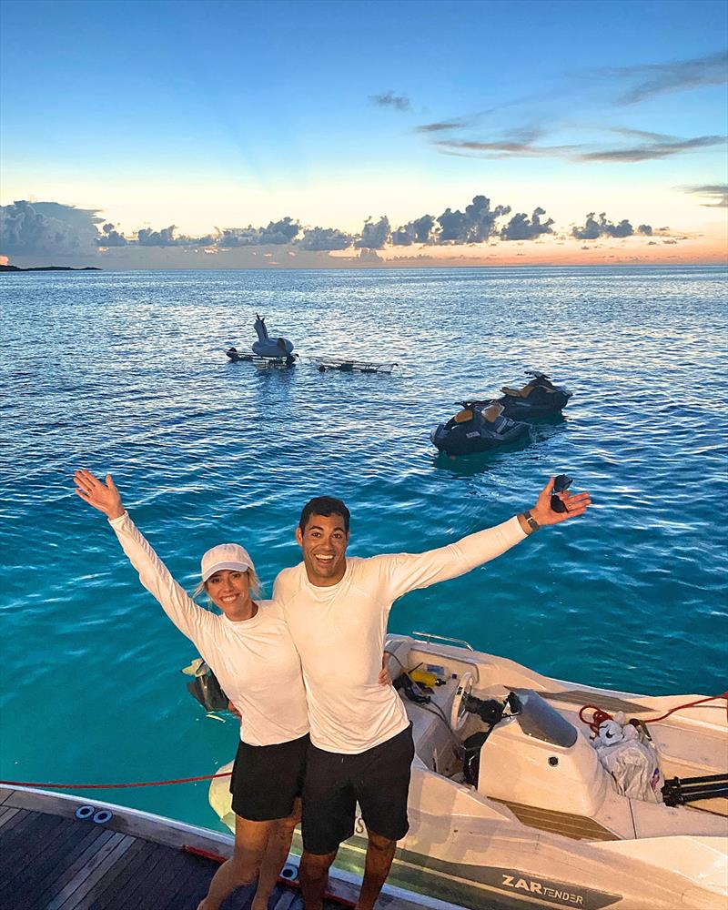 Great locales as your view from the 'office window' photo copyright Hugo Ortega taken at  and featuring the Superyacht class
