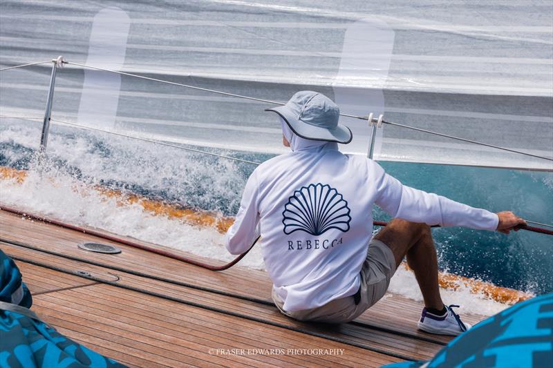 Rebecca - Superyacht Challenge Antigua 2026 Day 2 photo copyright Fraser Edwards Photography taken at  and featuring the Superyacht class