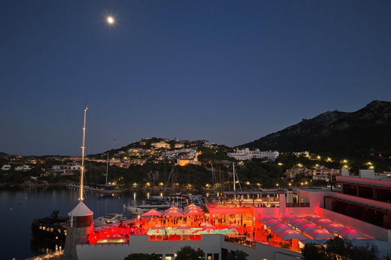 The Giorgio's evening by Giorgio Armani on the YCCS terrace, Giorgio Armani Superyacht Regatta 2026 photo copyright YCCS / Studio Borlenghi taken at Yacht Club Costa Smeralda and featuring the Superyacht class