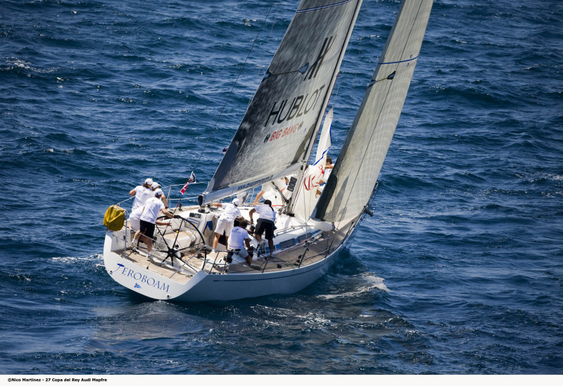 Superb conditions on day two at the Copa del Rey photo copyright Nico Martinez taken at  and featuring the Swan class