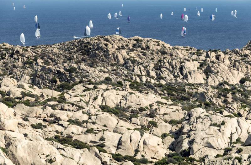 The fleet on day 2 of the Rolex Swan Cup photo copyright Rolex / Carlo Borlenghi taken at Yacht Club Costa Smeralda and featuring the Swan class