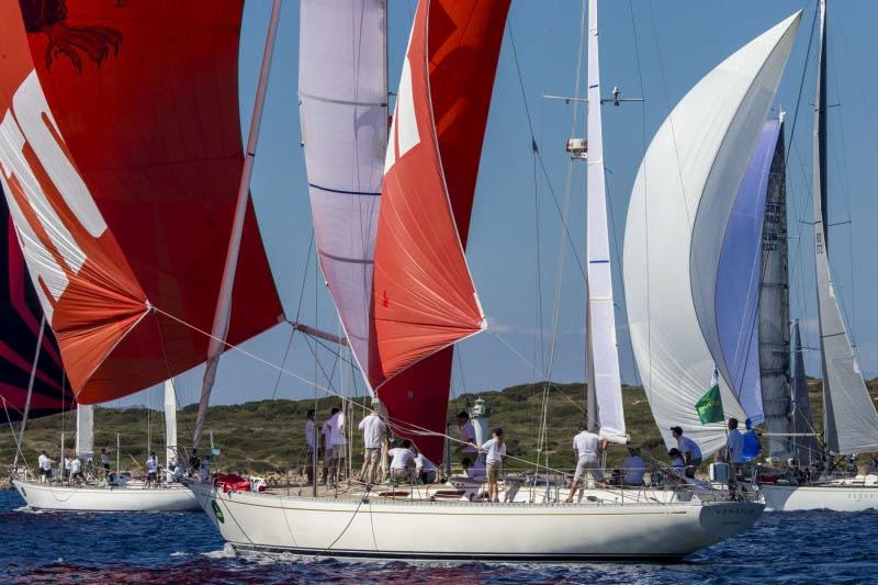 Sparkman & Stephens Fleet on day 1 of the Rolex Swan Cup 2018 photo copyright Rolex / Borlenghi taken at Yacht Club Costa Smeralda and featuring the Swan class