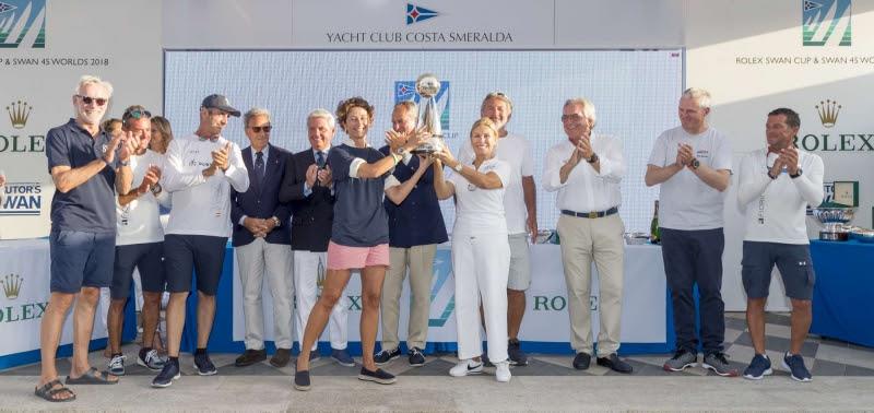 2018 Rolex Swan Cup photo copyright Carlo Borlenghi taken at Yacht Club Costa Smeralda and featuring the Swan class