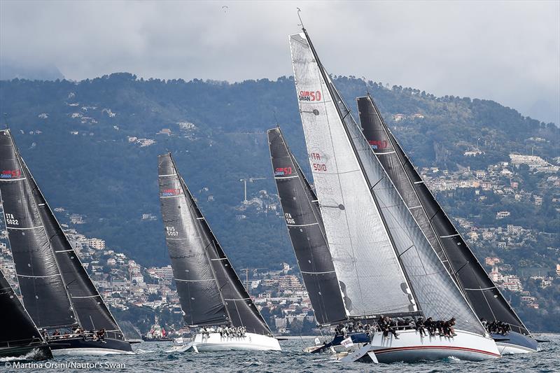 2019 Monaco Swan One Design - Day 1 photo copyright Martina Orsini taken at Yacht Club de Monaco and featuring the Swan class