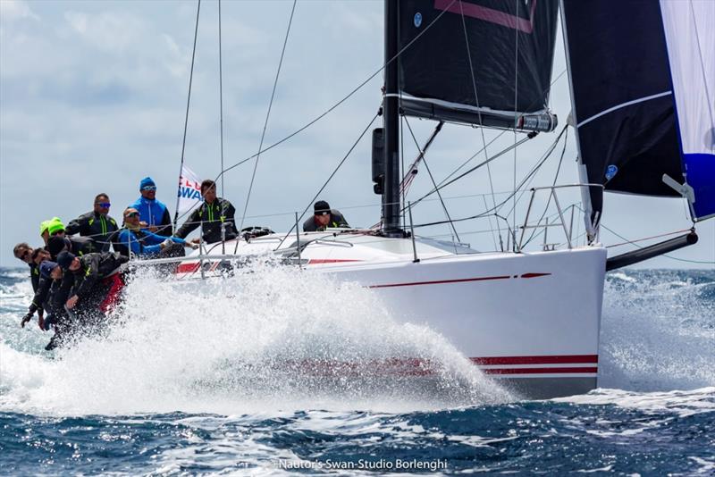 The Nations Trophy Mediterranean League 2019 photo copyright Giulio Testa taken at Yacht Club Italiano and featuring the Swan class