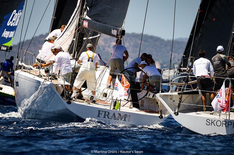 Day 1 - 38 Copa del Rey Mapfre photo copyright Martina Orsini taken at Real Club Náutico de Palma and featuring the Swan class