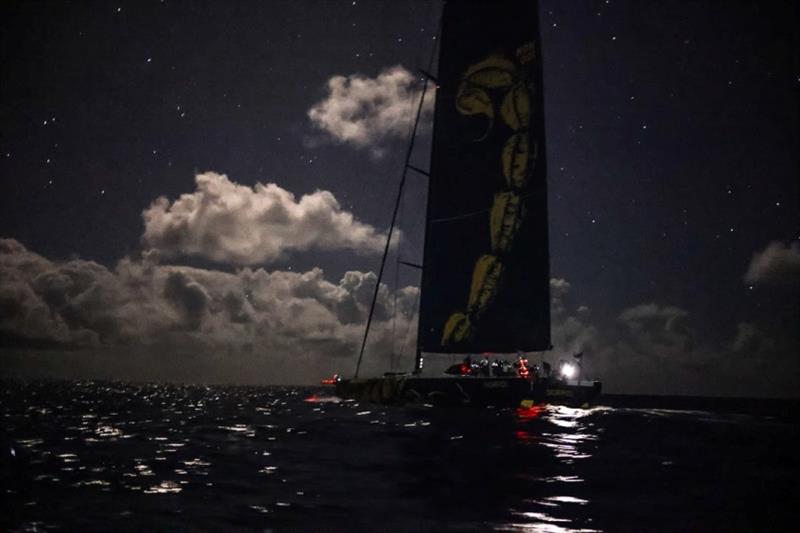 Skorpios finishes the RORC Caribbean 600 in the early hours of Wednesday morning in Antigua - photo © Arthur Daniel / RORC