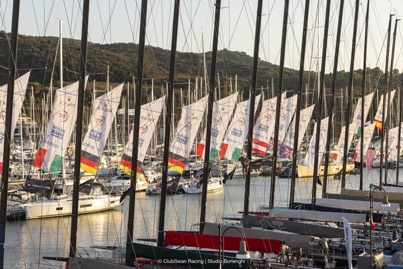 The Nations League Swan One Design 2024 ready for unforgettable kick-off at Swan Tuscany Challenge photo copyright ClubSwan Racing / Studio Borlenghi taken at  and featuring the Swan class