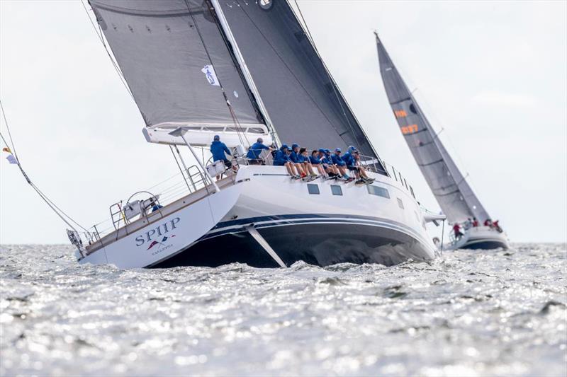 Pascal Oddo's magnificent Swan 88 Spiip - 2024 Roschier Baltic Sea Race day 1 photo copyright Pepe Korteniemi / www.photex.fi taken at Royal Ocean Racing Club and featuring the Swan class