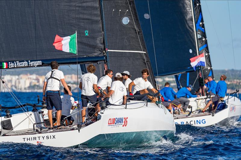 The Nations Trophy 2019 - Day 1 photo copyright Nautor's Swan taken at Real Club Náutico de Palma and featuring the Swan 42 class