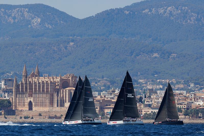 ClubSwan 42 fleet on day 2 of the 40th Copa del Rey MAPFRE  photo copyright Nico Martínez / Copa del Rey MAPFRE taken at Real Club Náutico de Palma and featuring the Swan 42 class