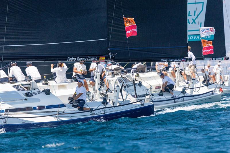 Nadir (left) & Long Echo (right), ClubSwan 42 - Day 2 - 44th Copa del Rey Mapfre - photo © Nico Martínez / Copa del Rey Mapfre