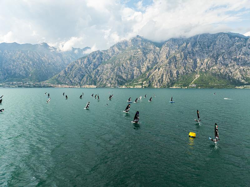 Switch Global Championships at Fraglia Vela Malcesine Day 2 photo copyright CodeZeroDigital taken at Fraglia Vela Malcesine and featuring the Switch class