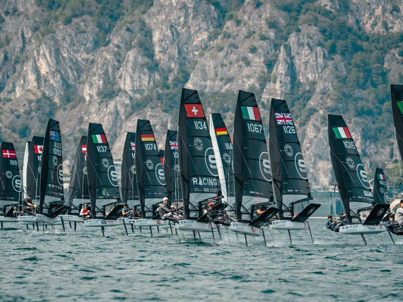 Switch Global Championships at Fraglia Vela Malcesine Day 2 photo copyright CodeZeroDigital taken at Fraglia Vela Malcesine and featuring the Switch class