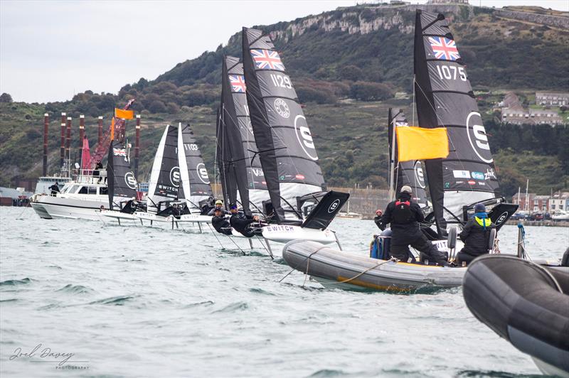 Switch UK Championship at the WPNSA Day 1 photo copyright Joel Davey / www.instagram.com/joeldaveyphotography/ taken at Weymouth & Portland National Sailing Academy and featuring the Switch class