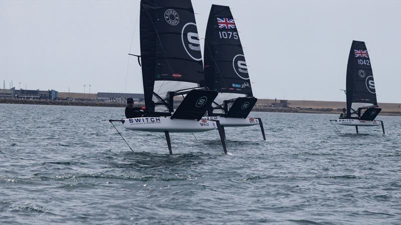 Switch UK Nationals during the Portland Foil Festival photo copyright Switch Class taken at Weymouth & Portland National Sailing Academy and featuring the Switch class